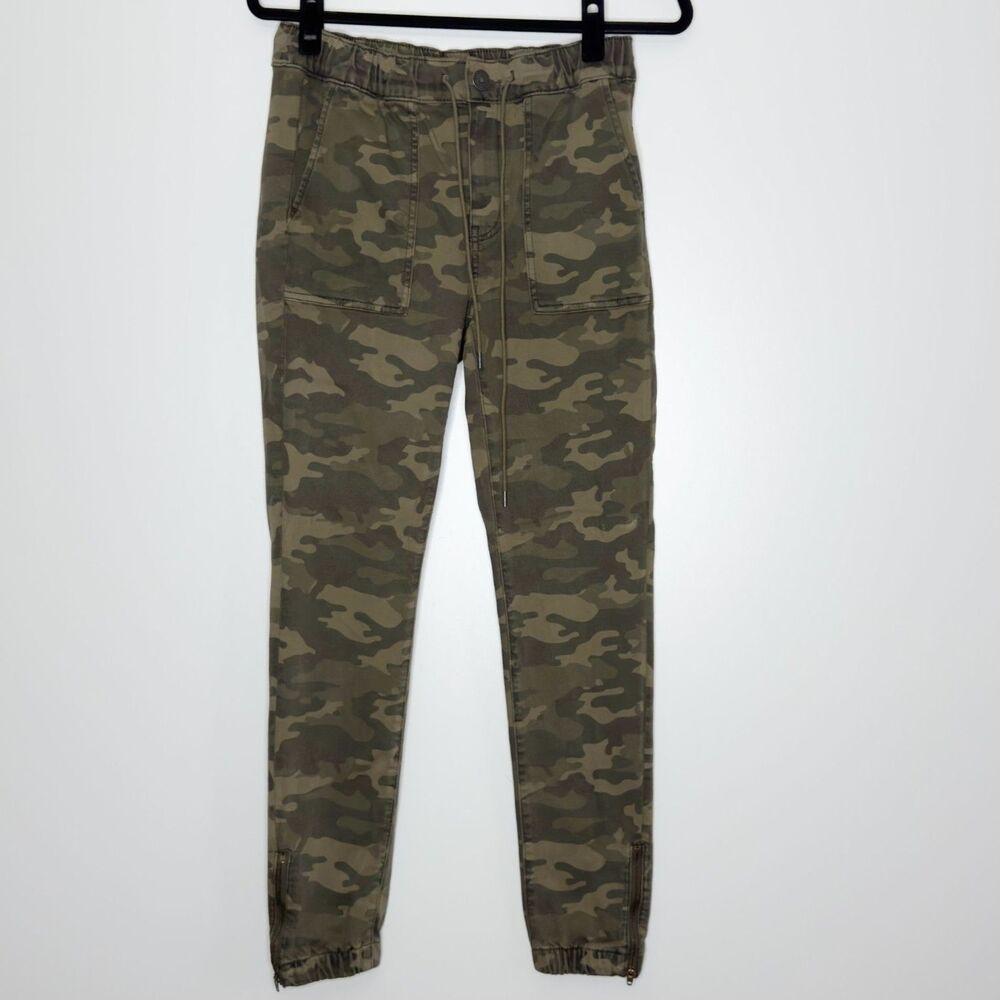 American Eagle Next Level High-Waisted Jegging Jogger Camo Green Women's Size 4 - Picture 8 of 8